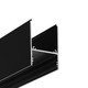 1m aluminium profiel COMBO30-01 ACDE-9 - Zwart geanodiseerd, opbouw, LED profiel
