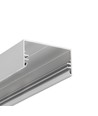 1m aluminium profiel LOWI C10 - Geanodiseerd, opbouw, LED profiel
