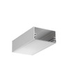 1m aluminium profiel LOWI C10 - Geanodiseerd, opbouw, LED profiel