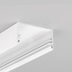1m aluminium profiel LOWI C10 - Wit gelakt, opbouw, LED profiel
