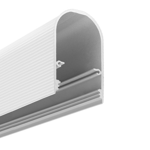 1m aluminium profiel NAMI23 CD-9 - Wit gelakt, opbouw, LED profiel