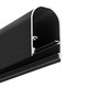 1m aluminiumprofiel NAMI23 CD-9 - Zwart geanodiseerd, opbouw, LED profiel