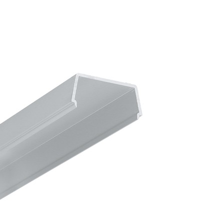 1m accessoiresprofiel NAMI23 - Geanodiseerd, opbouw, LED profiel