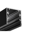 1m aluminium profiel PHIL53 C10 - Zwart gelakt, opbouw, LED profiel