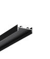 1m aluminium profiel VARIO30-01 ACDE-9/TY - Zwart geanodiseerd, opbouw, LED profiel