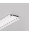 1m aluminium profiel VARIO30-01 ACDE-9/TY - Wit gelakt, opbouw, LED profiel