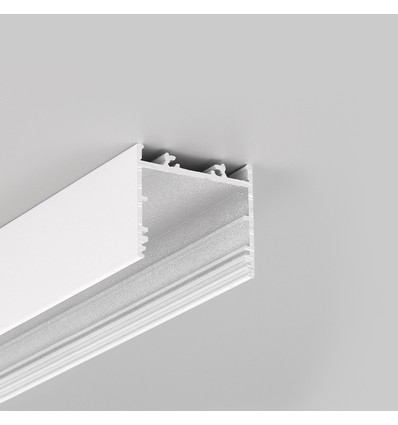 1m aluminium profiel VARIO30-02 ACDE-9/TY - Wit gelakt, opbouw, LED profiel