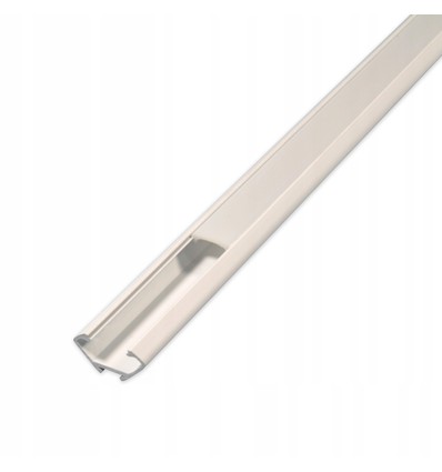 PVC hoekprofiel 15x15 voor LED-strip - 1 meter, wit, inclusief melkachtig wit deksel