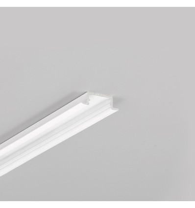 1m aluminium profiel BEGTIN12 J/S - Wit gelakt, inbouw, LED profiel