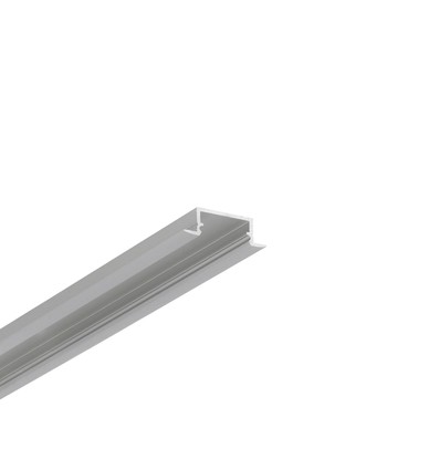2m aluminium profiel BEGTIN12 J/S - Geanodiseerd, ingebouwd, LED profiel