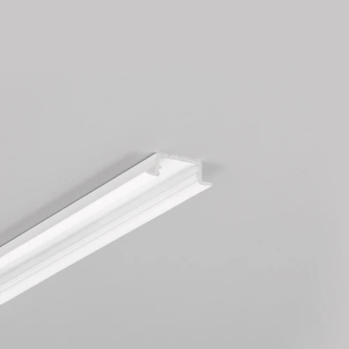 2m aluminium profiel BEGTIN12 J/S - Wit gelakt, inbouw, LED profiel