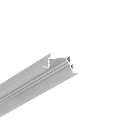 1m aluminium profiel DIAGONAL14 F/TY - Geanodiseerd, inbouw, LED profiel