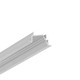 1m aluminiumprofiel DIAGONAL14 F/TY - Onbehandeld aluminium, ingebouwd, LED-profiel