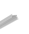 1m aluminiumprofiel DIAGONAL14 F/TY - Onbehandeld aluminium, ingebouwd, LED-profiel