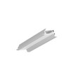 1m aluminium profiel DIAGONAL14 F/TY - Geanodiseerd, inbouw, LED profiel