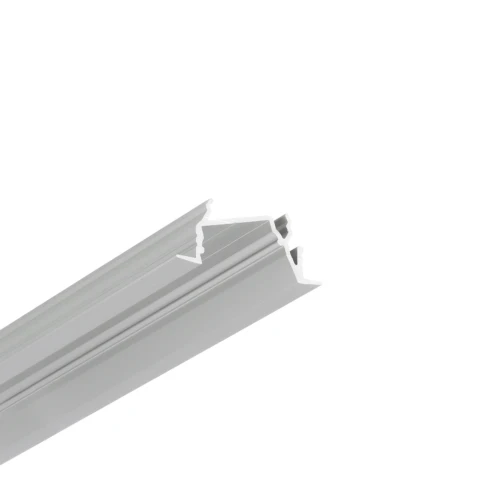2m aluminium profiel DIAGONAL14 F/TY - Geanodiseerd, inbouw, LED profiel