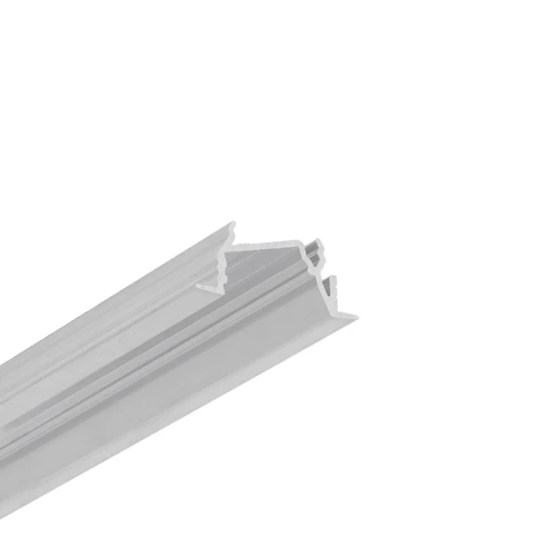 2m aluminiumprofiel DIAGONAL14 F/TY - Onbewerkt aluminium, inbouw, LED-profiel