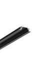 1m aluminium profiel GROOVE10 BC/UX - Zwart geanodiseerd, ingebouwd, LED profiel