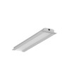 1m aluminium profiel GROOVE10 BC/UX - Geanodiseerd, ingebouwd, LED-profiel