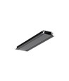 1m aluminium profiel GROOVE14 EE7F/TY - Zwart geanodiseerd, inbouw, LED profiel