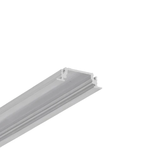 2m aluminiumprofiel GROOVE14 EE7F/TY - Onbewerkt aluminium, ingebouwd, LED-profiel