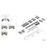 2m aluminiumprofiel GROOVE14 EE7F/TY - Onbewerkt aluminium, ingebouwd, LED-profiel