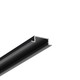 2m aluminium profiel GROOVE14.V2 BC3/Y - Zwart geanodiseerd, inbouw, LED profiel