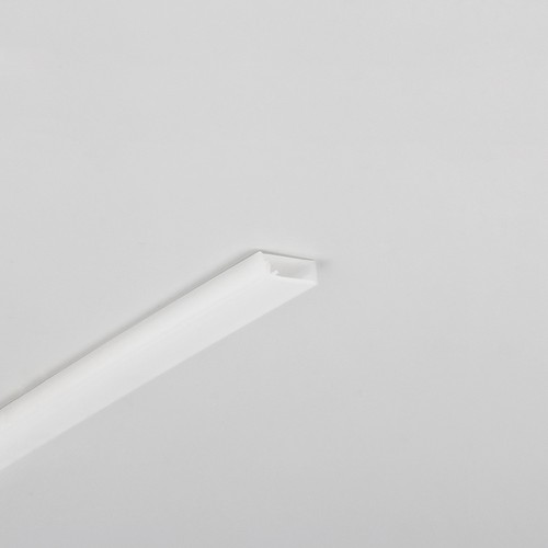 1m aluminium profiel SLASH8 - Melkwit, ingebouwd, LED profiel