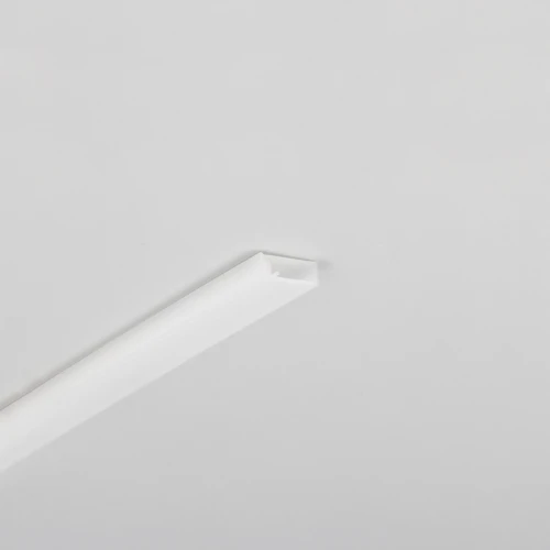2m aluminium profiel SLASH8 - Melkwit, inbouw, LED profiel