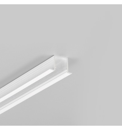 1m aluminium profiel SMART-IN10 AC2/Z - Wit gelakt, ingebouwd, LED profiel