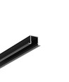 2m aluminium profiel SMART-IN10 AC2/Z - Zwart geanodiseerd, inbouw, LED profiel