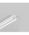 2m aluminiumprofiel SMART-IN10 AC2/Z - Wit gelakt, inbouw, LED-profiel