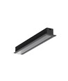 2m aluminium profiel SMART-IN10 AC2/Z - Zwart geanodiseerd, inbouw, LED profiel