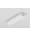 2m aluminiumprofiel SMART-IN10 AC2/Z - Wit gelakt, inbouw, LED-profiel