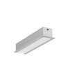 1m aluminium profiel SMART-IN16 BC3/U4 - Geanodiseerd, ingebouwd, LED profiel