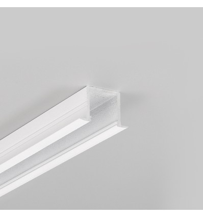 1m aluminium profiel SMART-IN16 BC3/U4 - Wit gelakt, ingebouwd, LED profiel