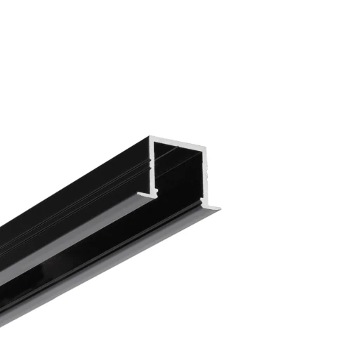 2m aluminium profiel SMART-IN16 BC3/U4 - Zwart gelakt, inbouw, LED profiel