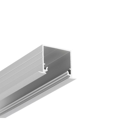 1m aluminiumprofiel LINEA-IN20 EE7F/U7 - Geanodiseerd, inbouw, LED-profiel