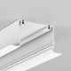 1m aluminium profiel PHIL INGEBOUWD C10 - Wit gelakt, ingebouwd, LED profiel