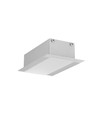 1m aluminium profiel PHIL INGEBOUWD C10 - Geanodiseerd, ingebouwd, LED profiel