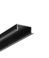 1m aluminium profiel VARIO30-06 ACDE-9/U9 - Zwart geanodiseerd, inbouw, LED profiel