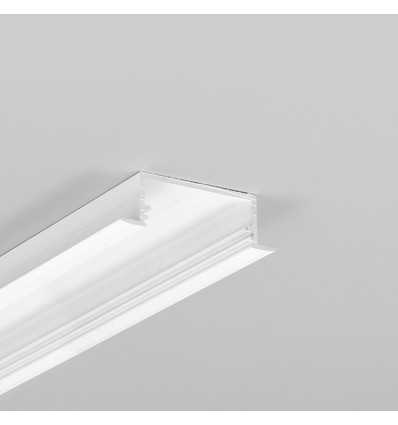 1m aluminium profiel VARIO30-06 ACDE-9/U9 - Wit gelakt, inbouw, LED profiel