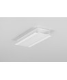 1m aluminium profiel VARIO30-06 ACDE-9/U9 - Wit gelakt, inbouw, LED profiel