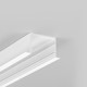 1m aluminium profiel VARIO30-07 ACDE-9/U9 - Wit gelakt, inbouw, LED profiel