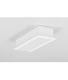 1m aluminium profiel VARIO30-07 ACDE-9/U9 - Wit gelakt, inbouw, LED profiel
