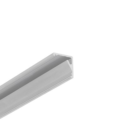 1m aluminiumprofiel CABI12 E - Onbehandeld aluminium, hoek, LED-profiel