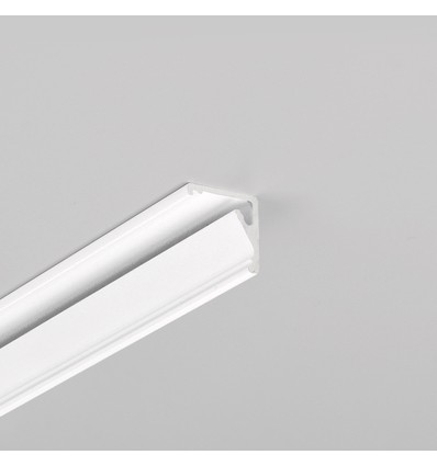 1m aluminium profiel CABI12 E - Wit gelakt, hoek, LED profiel
