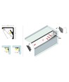 2m aluminium profiel CABI12 E - Geanodiseerd, hoek, LED profiel