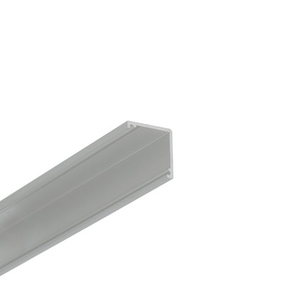 1m aluminium profiel CABI12 DUO E - Geanodiseerd, hoek, LED profiel