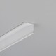 1m aluminium profiel CABI12 DUO E - Wit gelakt, hoek, LED profiel